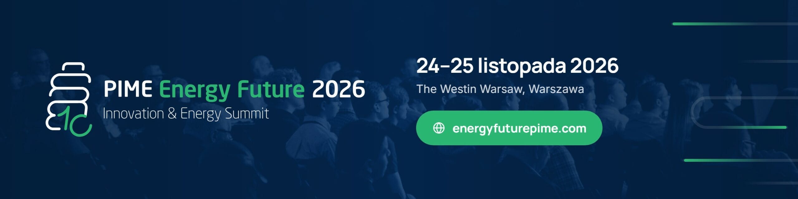 PIME Energy Future 2026 — 24–25 listopada 2026, The Westin Warsaw
